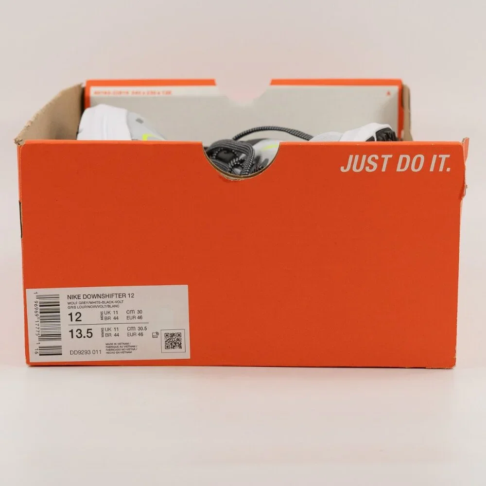 Nike Downshifter 12 'Wolf Grey Volt' DD9293-011 Running size 7 - 12